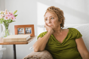 woman feeling lost and defeated after hating herself for many years but she would benefit from therapy for anxiety in Simi Valley, ca