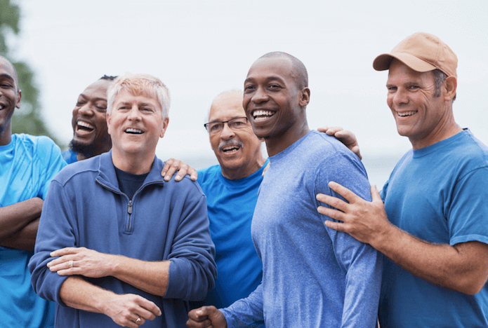 men having a good time together at a sporting event after a few of them started trauma therapy in Simi Valley, ca to improve their wellbeing