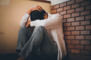 man struggling with anxiety and depression needs counseling near simi valley