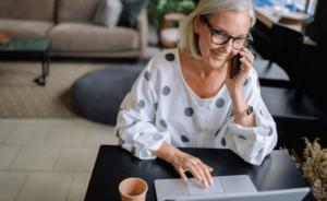 woman delighted to find a therapist in simi valley to work with her issues